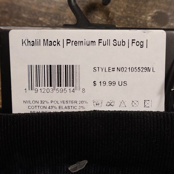 STRIDELINE Khalil Mack Chicago Bears Player Crew Socks Men's Size M/L (8-12) NWT - Picture 4 of 5